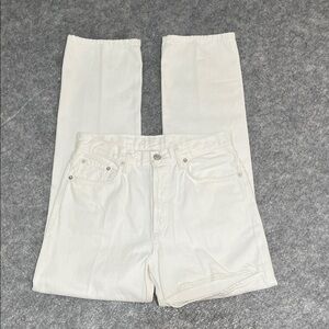 Women’s Agolde Button Fly Straight Leg Jeans